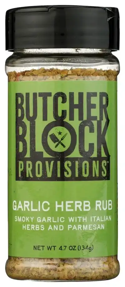 Butcher Block Provisions Garlic And Herb Seasoning Rub 4.7 Oz