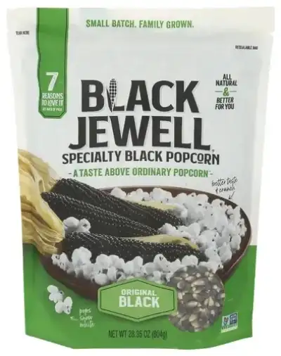 Black Jewell, Gourmet Specialty Popcorn Kernels Original Black, 28.35 Oz (Case Of 6)