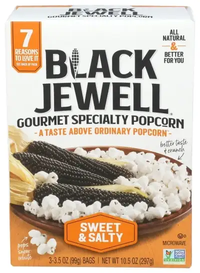 Black Jewell, Sweet And Salty Microwave Popcorn, 10.5 Oz (Case Of 6)