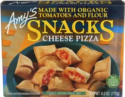 Amys Cheese Pizza Snacks 6 Oz Box