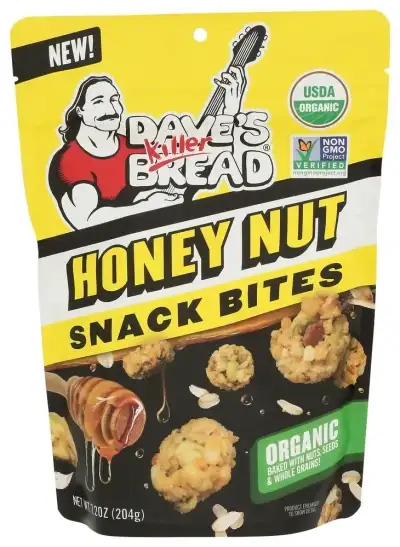 Daves Killer Bread Bites Gran Honey Oat Organic