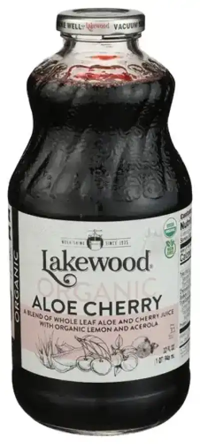 Lakewood Pure Aloe W Cherry Organic Juice