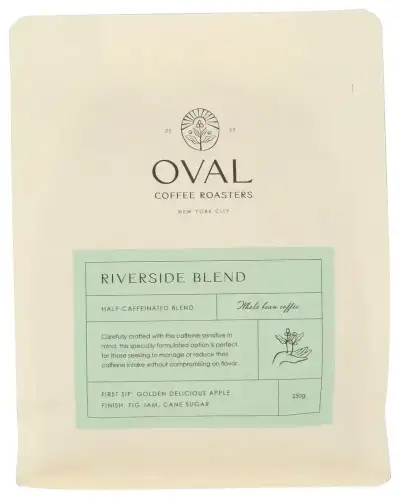 Oval Coffee Coffee Wb Rverside Blend