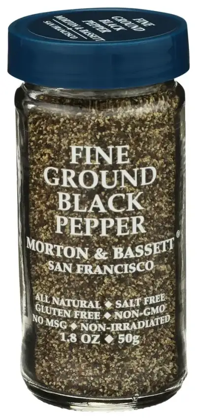Morton & Bassett Pepper Blck Grnd Fine