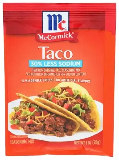 Mc Cormick Seasoning Taco Low Sdium