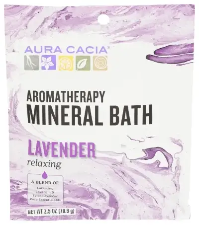 Aura Cacia Bath Mnrl Lavendar Relaxing