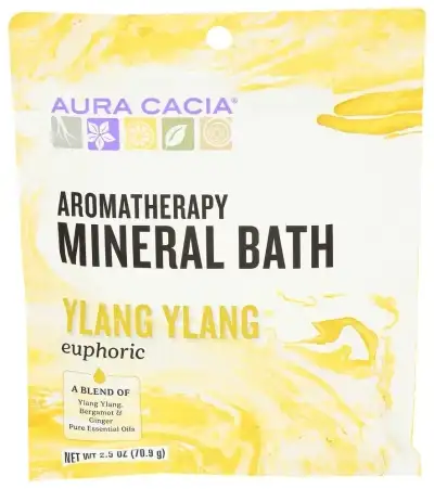 Aura Cacia Bath Mnrl Euphoric Ylang Ylang