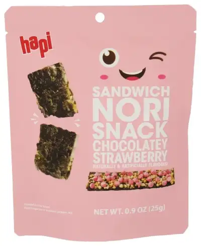 Hapi Seaweed Sndwch Strw Choc