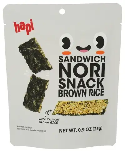 Hapi Seaweed Sndwch Brownie Rice