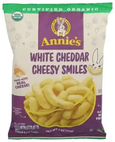 Annies Homegrown Puffs Smiles Whtchdr Organic