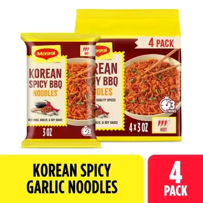 Maggi Noodles Korn Spy Bbq 4Pk