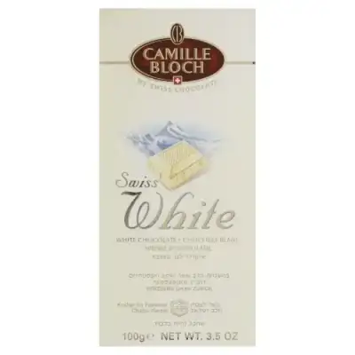 Camille Bloch Choco Bar Swiss White