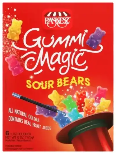 Paskesz Gummi Magic Sour Bears Bx