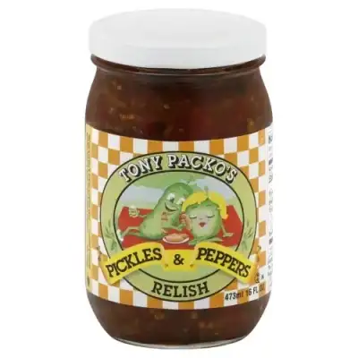 Tony Packos Packo Pickle & Pepper Relish 1