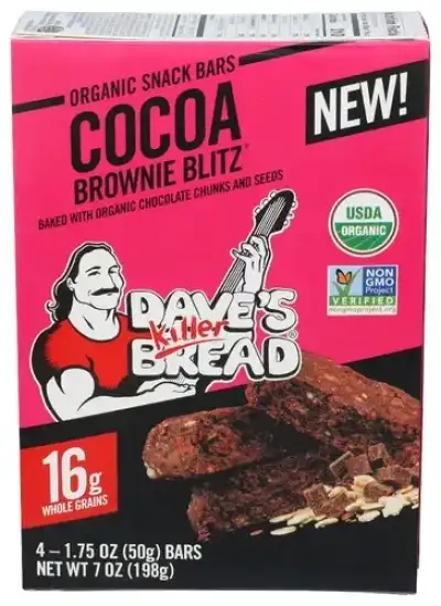 Daves Killer Bread 4Mp Cocoa Brownie Blitz W Bar