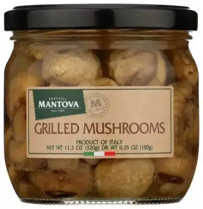 Mantova Appetizers Mushroom Grilled