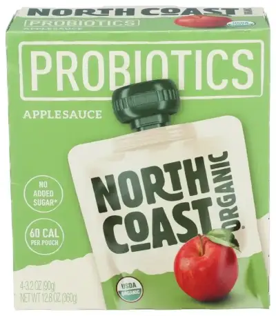 North Coast Applee Sauce Probiobiotic Poch Organic