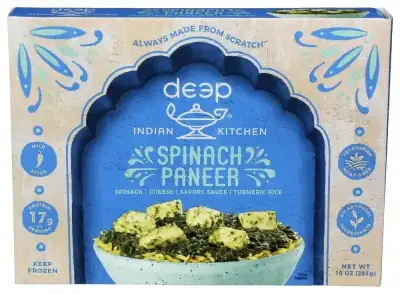 Deep Indian Kitchen Spinach Paneer With Rice