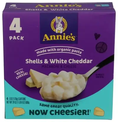 Annies Homegrown Mac Cheese Shlls Wht Chdr