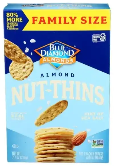 Blue Diamond Cracker Nut Thin Sea Salt