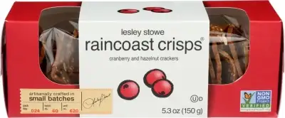 Lesley Stowe Crisps Cranberry Hazelnut