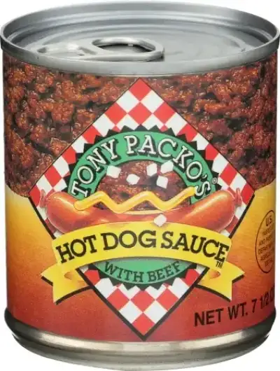 Tony Packos Hot Sce Dog