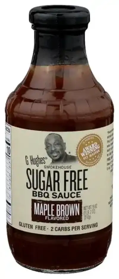 G Hughes Sauce Bbq Sf Maple Brownie