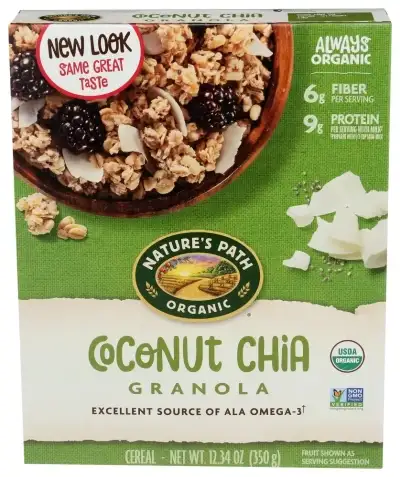 Natures Path Granola Chia Coconut Organic