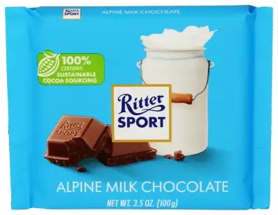 Ritter Sport Mlk Chocolate Alpine Bar