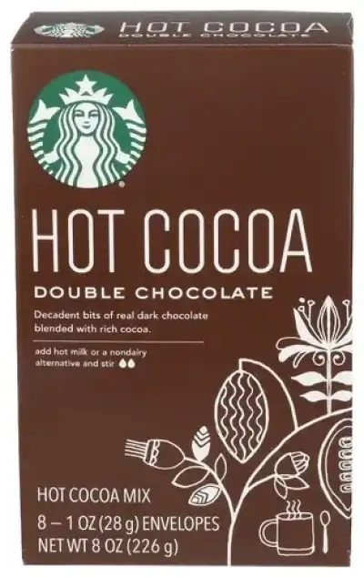 Starbucks Cocoa Hot Dbl Chocolate 8Pc