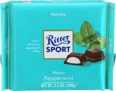 Ritter Sport Drk Chocolate Peppermint Bar