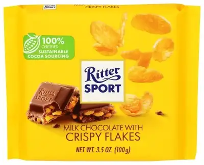 Ritter Sport Mlk Chocolate Corn Flakes Bar