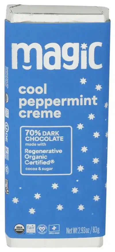 Magic Chocolate Chocolate Peprmnt Crm Organic Bar