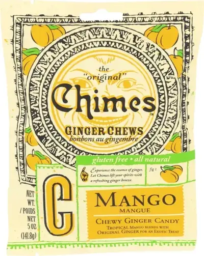 Chimes Ginger Chews Mango Bag