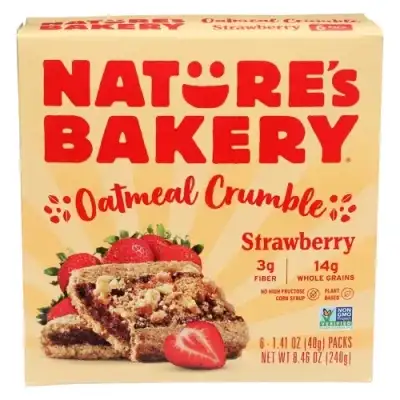 Natures Bakery Oatml Crmb Strw 6Ct Bar