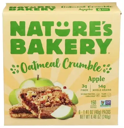Natures Bakery Oatml Crmb Apple 6Ct Bar