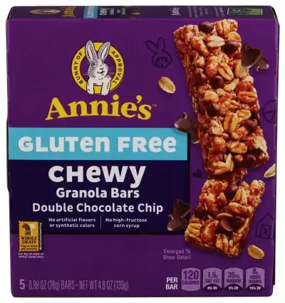 Annies Homegrown Grnla Dbl Chocolate Chi Bar