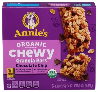 Annies Homegrown Chwy Grn Chocolate Chp 6Pk Bar