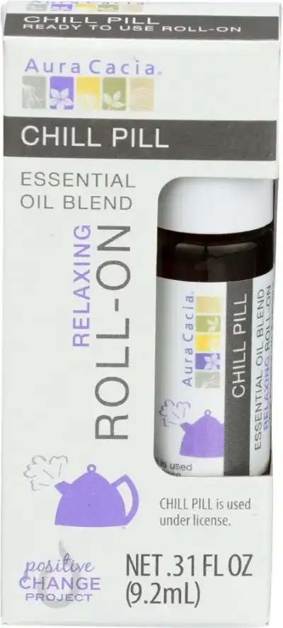 Aura Cacia Oil Essent Roll Chill Pill