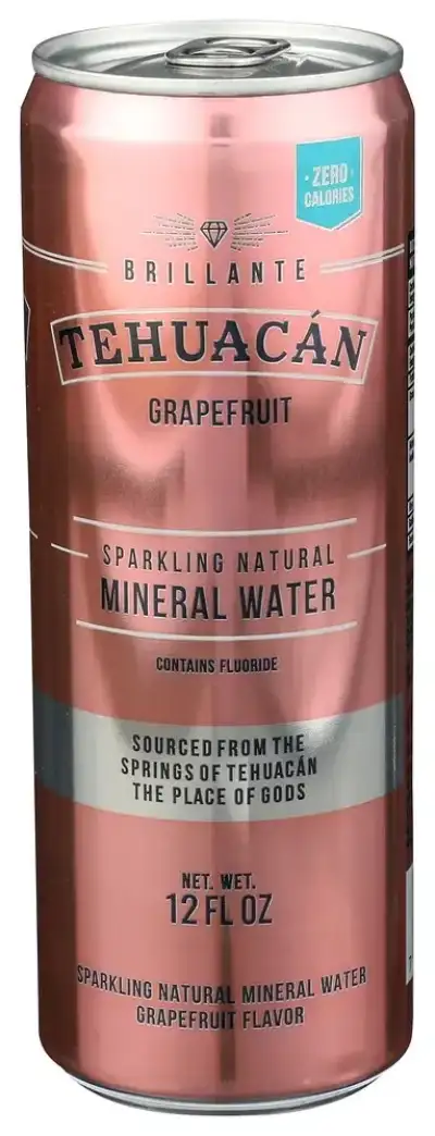 Tehuacan Brillante Water Mineral Grapefruit