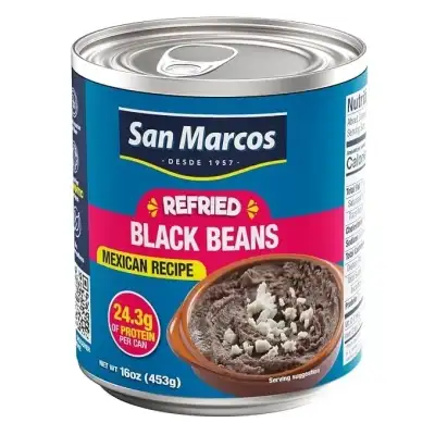 San Marcos Beans Black Refried
