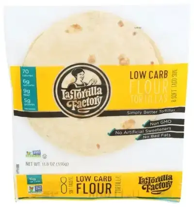 La Tortilla Factory Tortilla Flour 8Ct Lowcrb