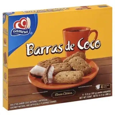 Gamesa Cookie Barras De Coco