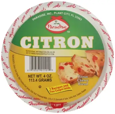 Paradise Fruit Citron Diced