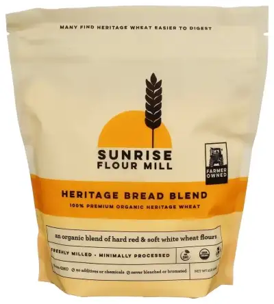 Sunrise Flour Mill Flour Heritage Bread