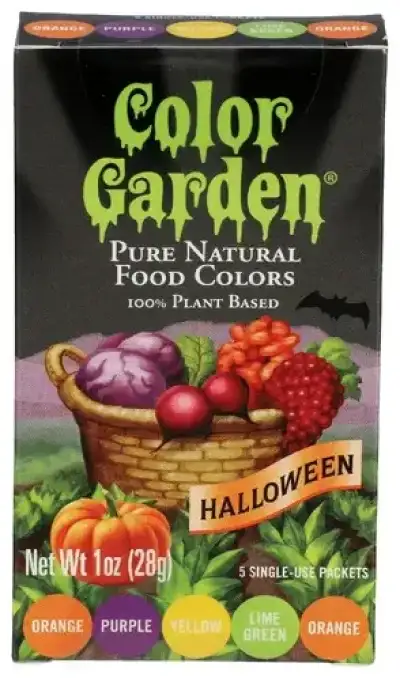 Color Garden Color Food Ntrl Halloween 5Pc