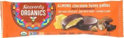 Heavenly Organics Honey Patty Choc Almnd Organic 3Pk