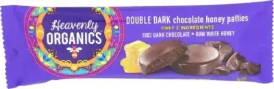 Heavenly Organics Honey Patty Db Dk Ch Organic 3Pk