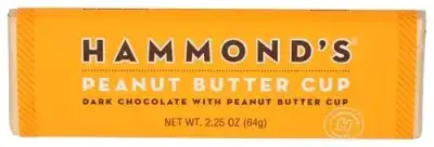 Hammonds Candies Choc Bar Dark Peanut Butter Cup