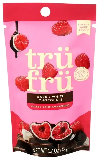 Tru Fru Indulge On The Go Raspberies Gg Wte Dk Chc